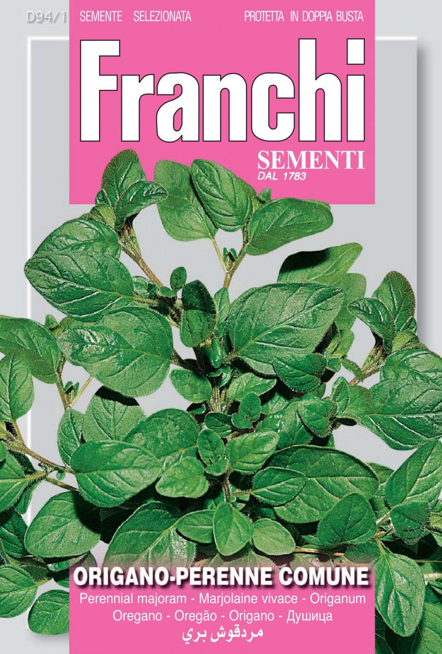 Seeds - Oregano (Italian / Origano Perenne Comune)