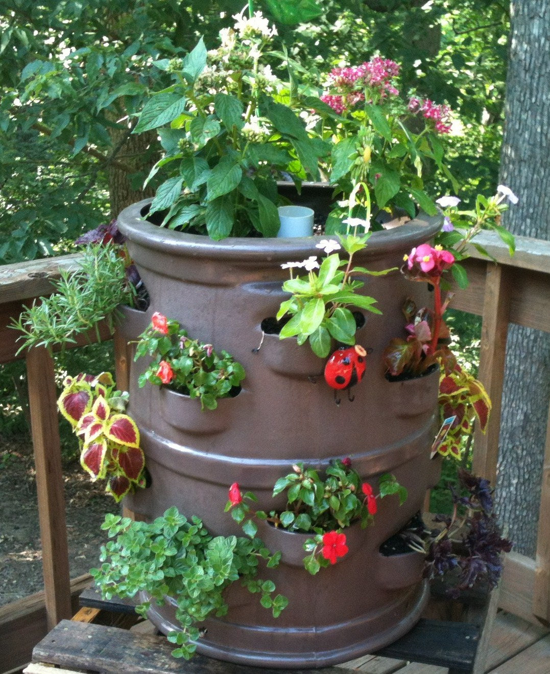 Planter - Patio Pocket with Wheels Combo