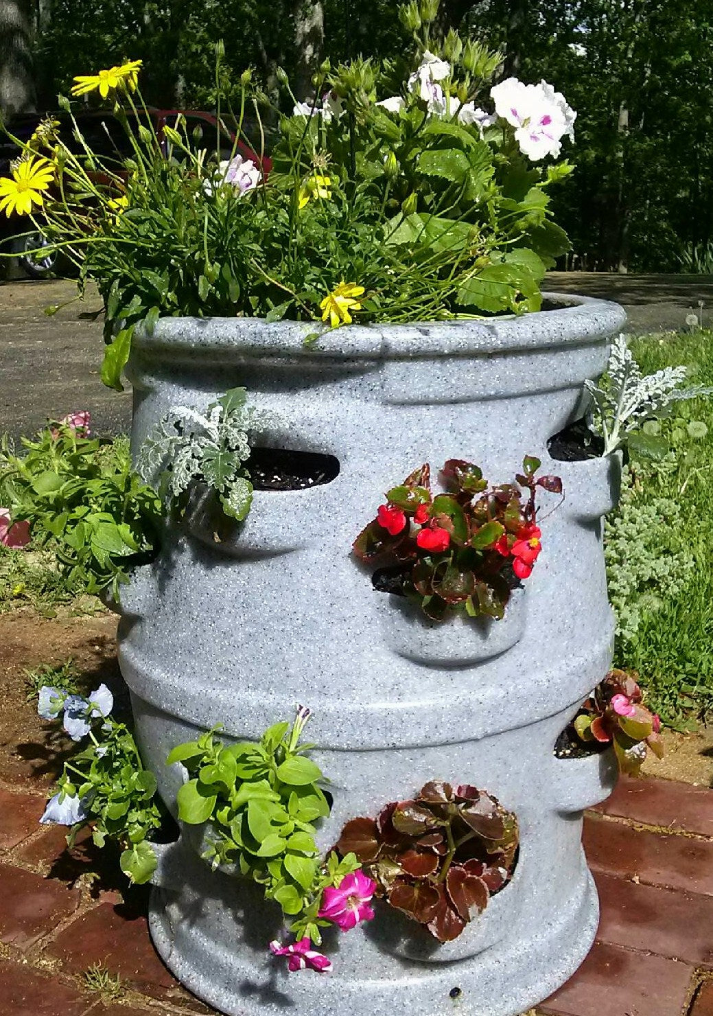 Planter - Patio Pocket (Gray Granite)
