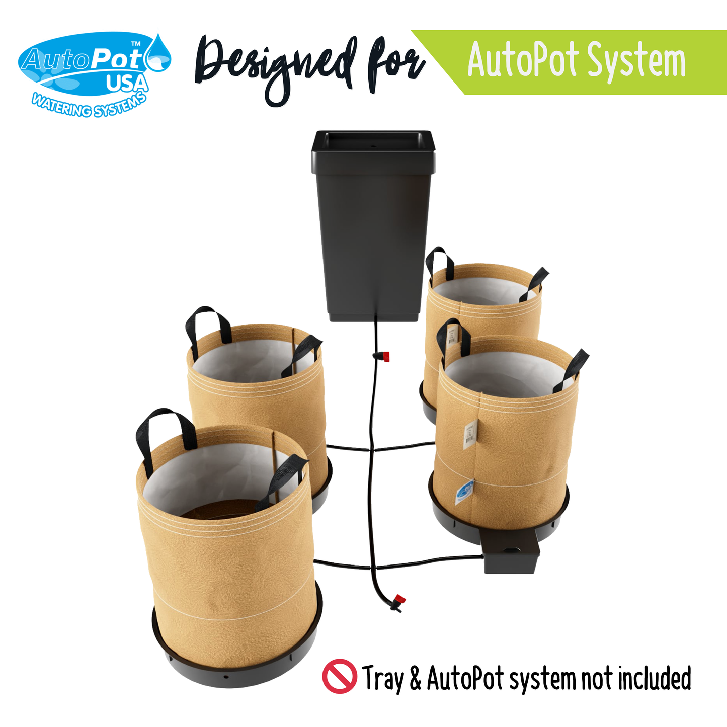 Pot - Fabric (AutoPot XXL with Handles)