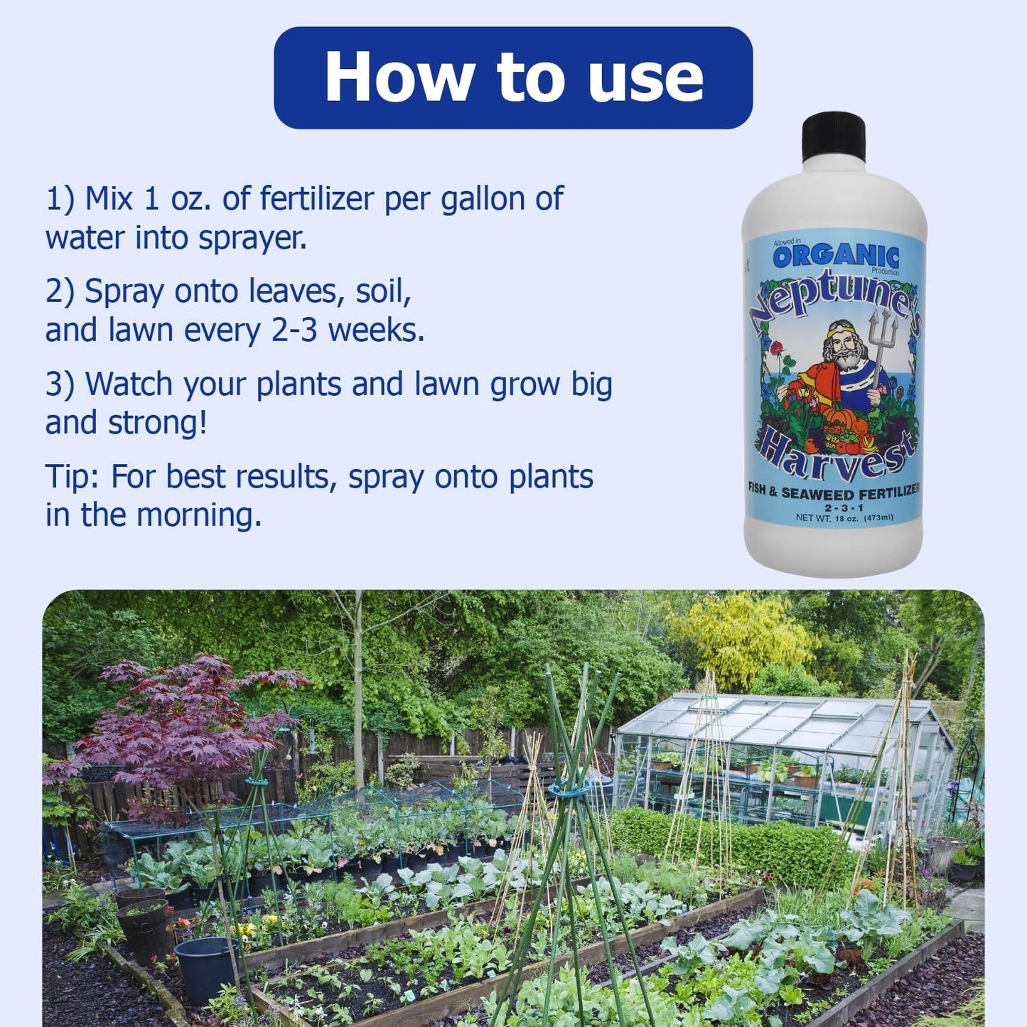 Fertilizer - Neptune's Harvest Organic Fish & Seaweed