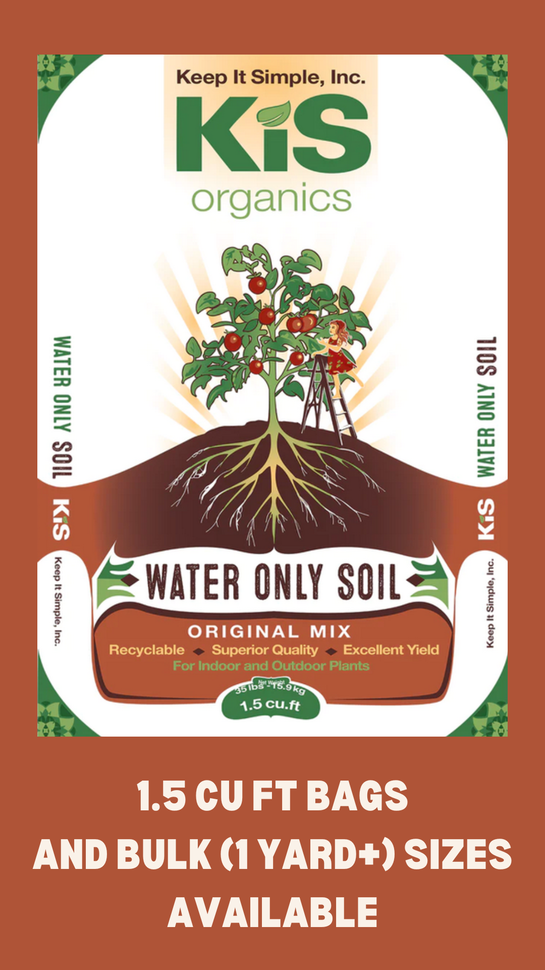 Soil – Water Only Living Soil (KiS Organics)