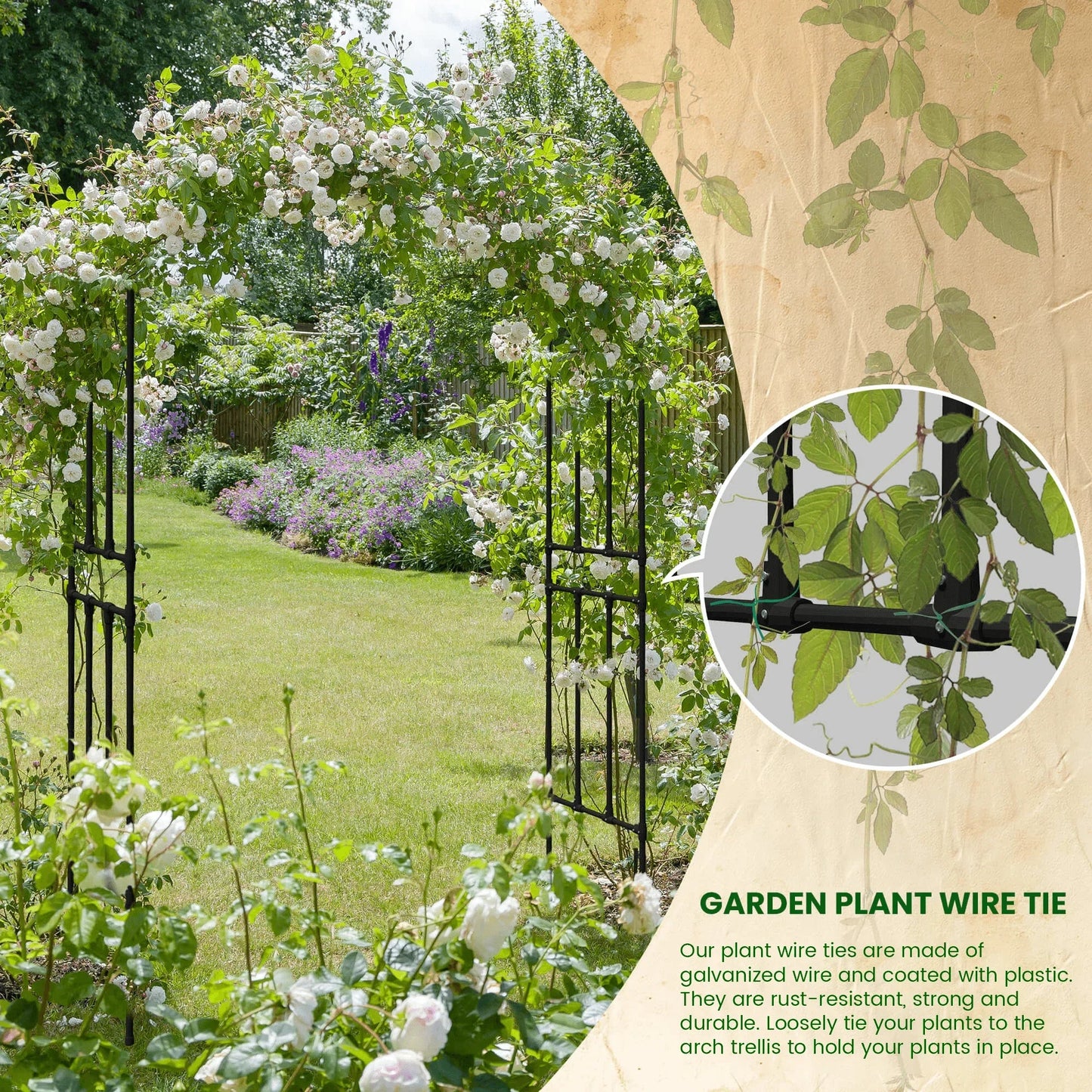 Trellis - Garden Arch (95" High 59" Wide)