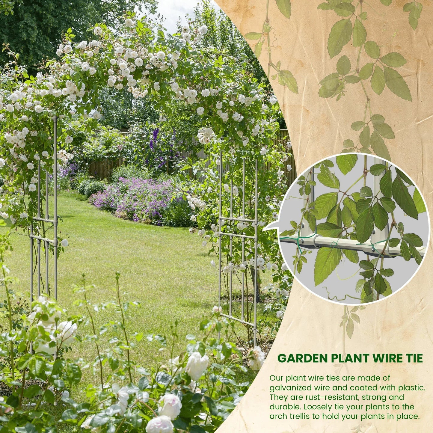 Trellis - Garden Arch (95" High 59" Wide)