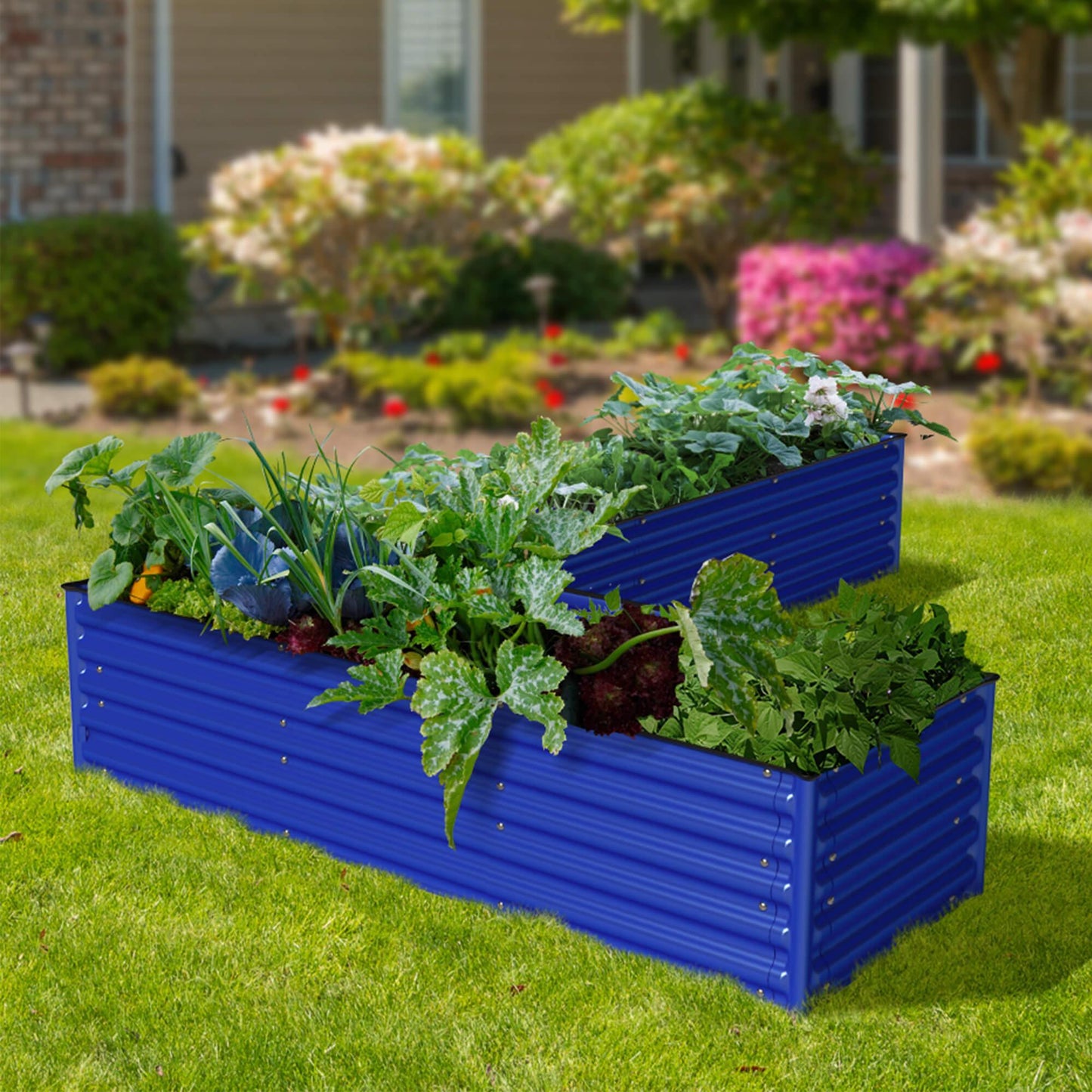Raised Bed - Metal (17" Tall, "L" Shape Infinity)
