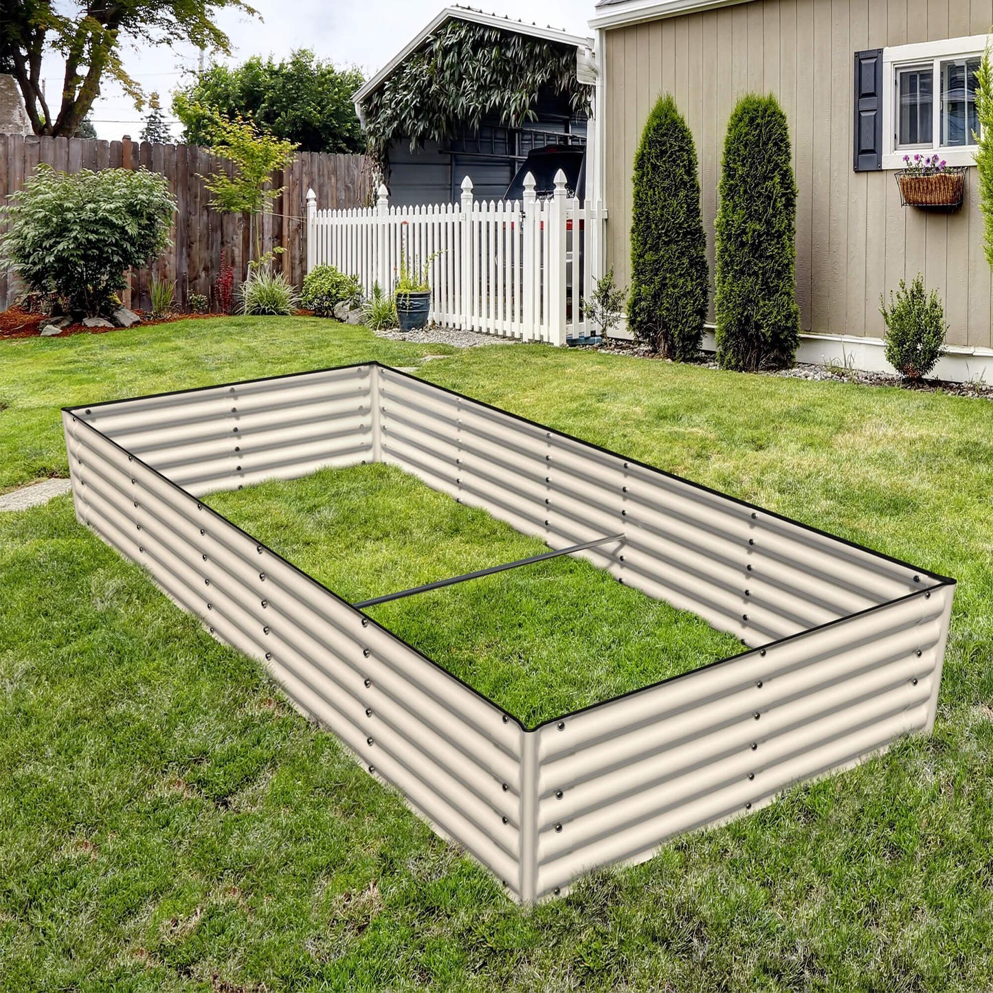 Raised Bed - Metal (17" Tall, Rectangle Infinity)