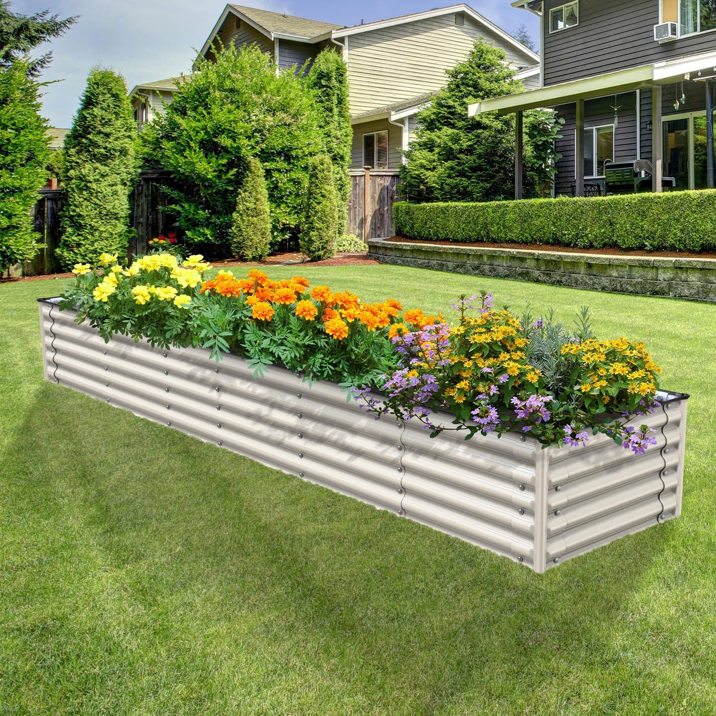 Raised Bed - Metal (17" Tall, Rectangle Infinity)