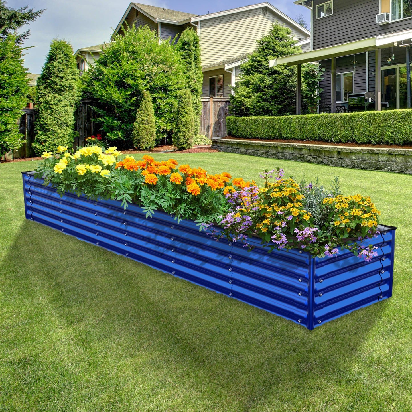 Raised Bed - Metal (17" Tall, Rectangle Infinity)