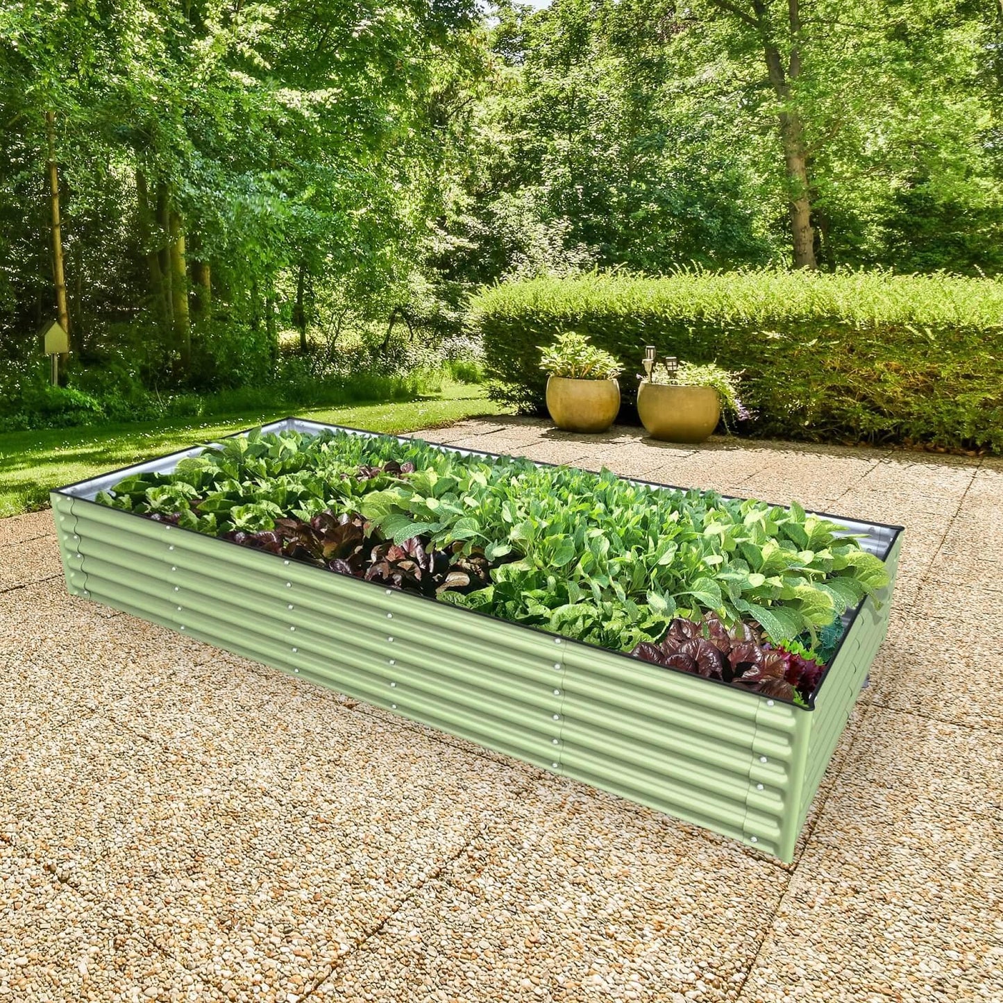 Raised Bed - Metal (17" Tall, Rectangle Infinity)