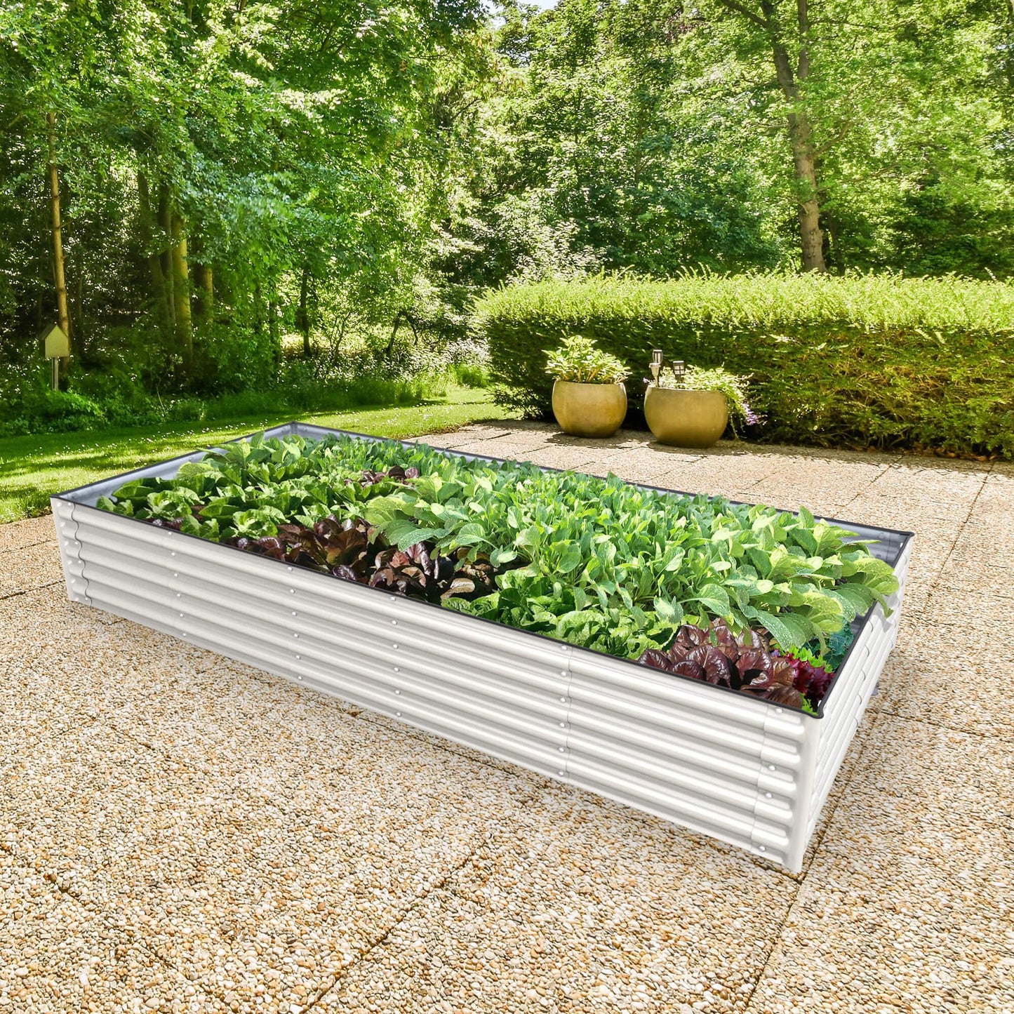 Raised Bed - Metal (17" Tall, Rectangle Infinity)
