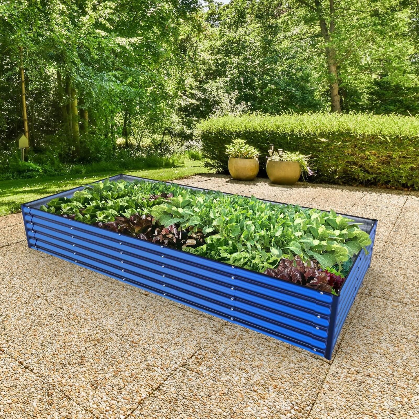 Raised Bed - Metal (17" Tall, Rectangle Infinity)