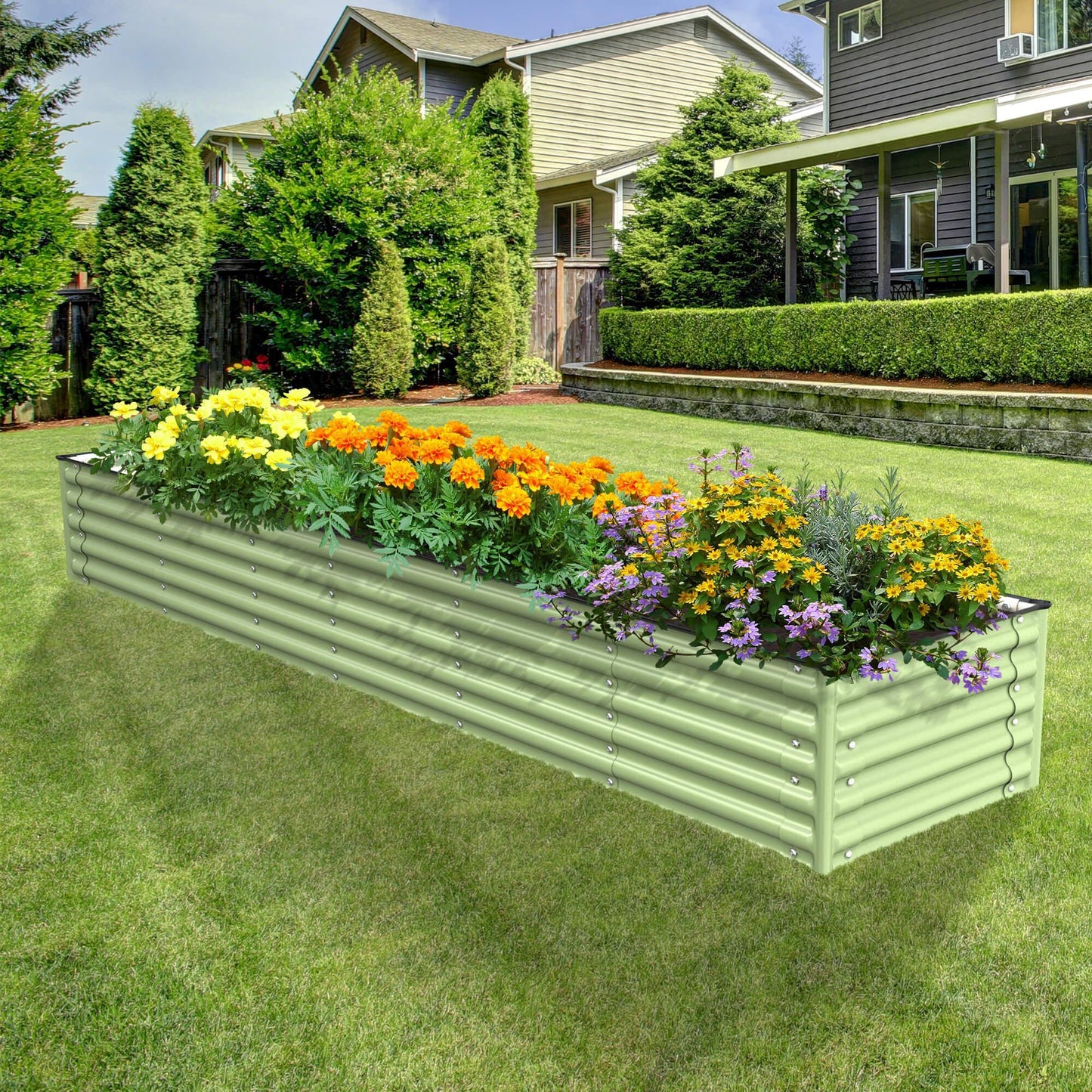 Raised Bed - Metal (17" Tall, Rectangle Infinity)