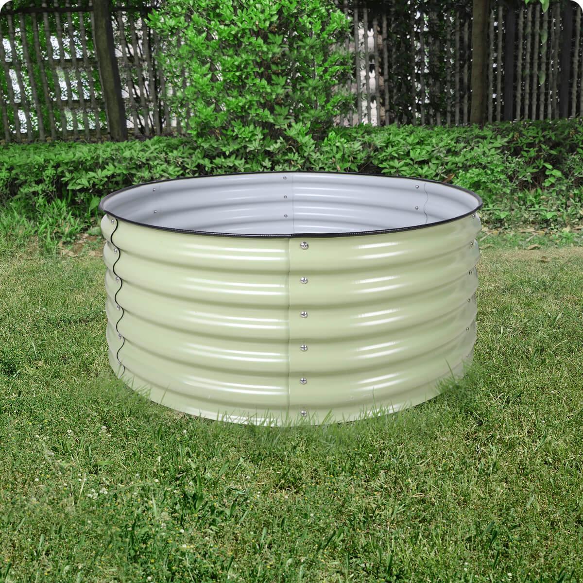 Raised Bed - Metal (17" Tall x 42", Round Raised)