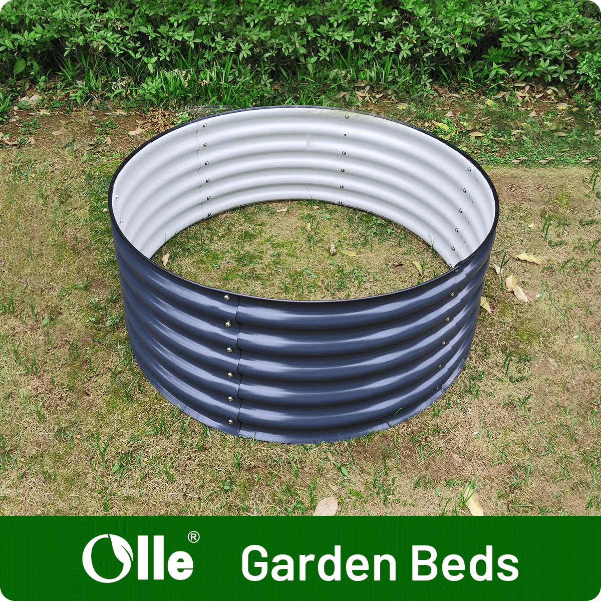 Raised Bed - Metal (17" Tall x 42", Round Raised)