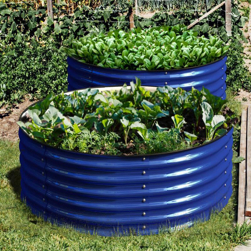 Raised Bed - Metal (17" Tall x 42", Round Raised)