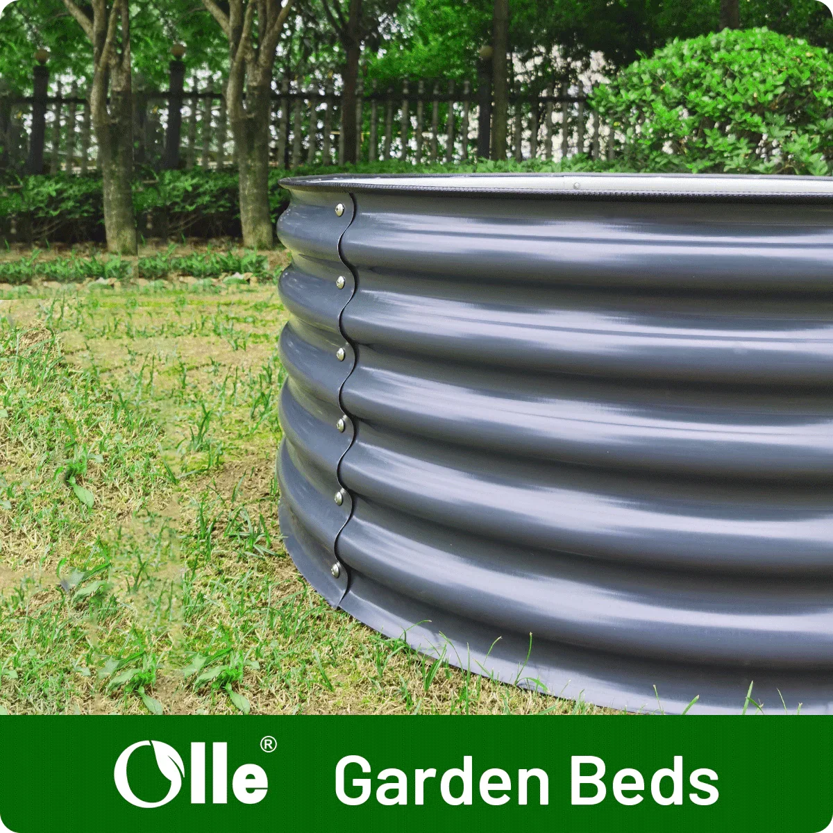 Raised Bed - Metal (17" Tall x 42", Round Raised)