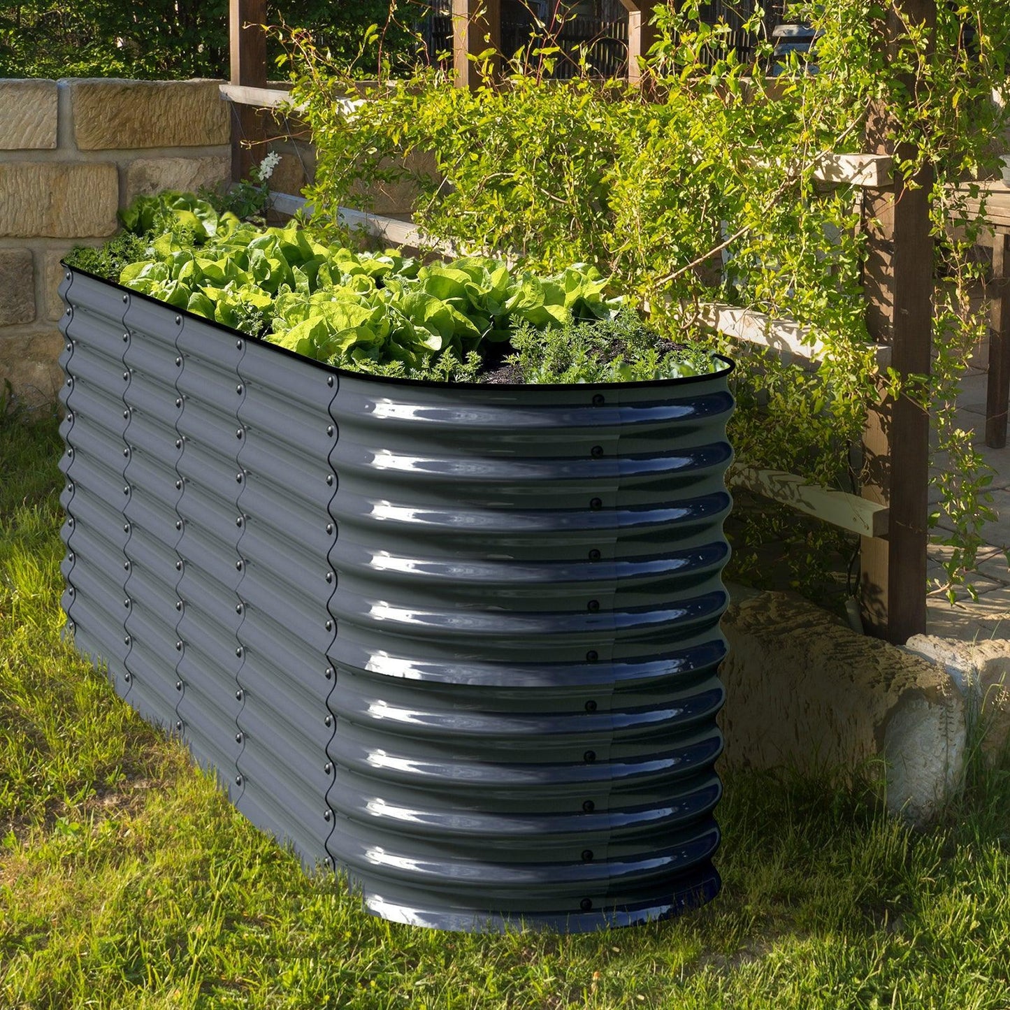 Raised Bed - Metal (32" Tall, 12-in-1)
