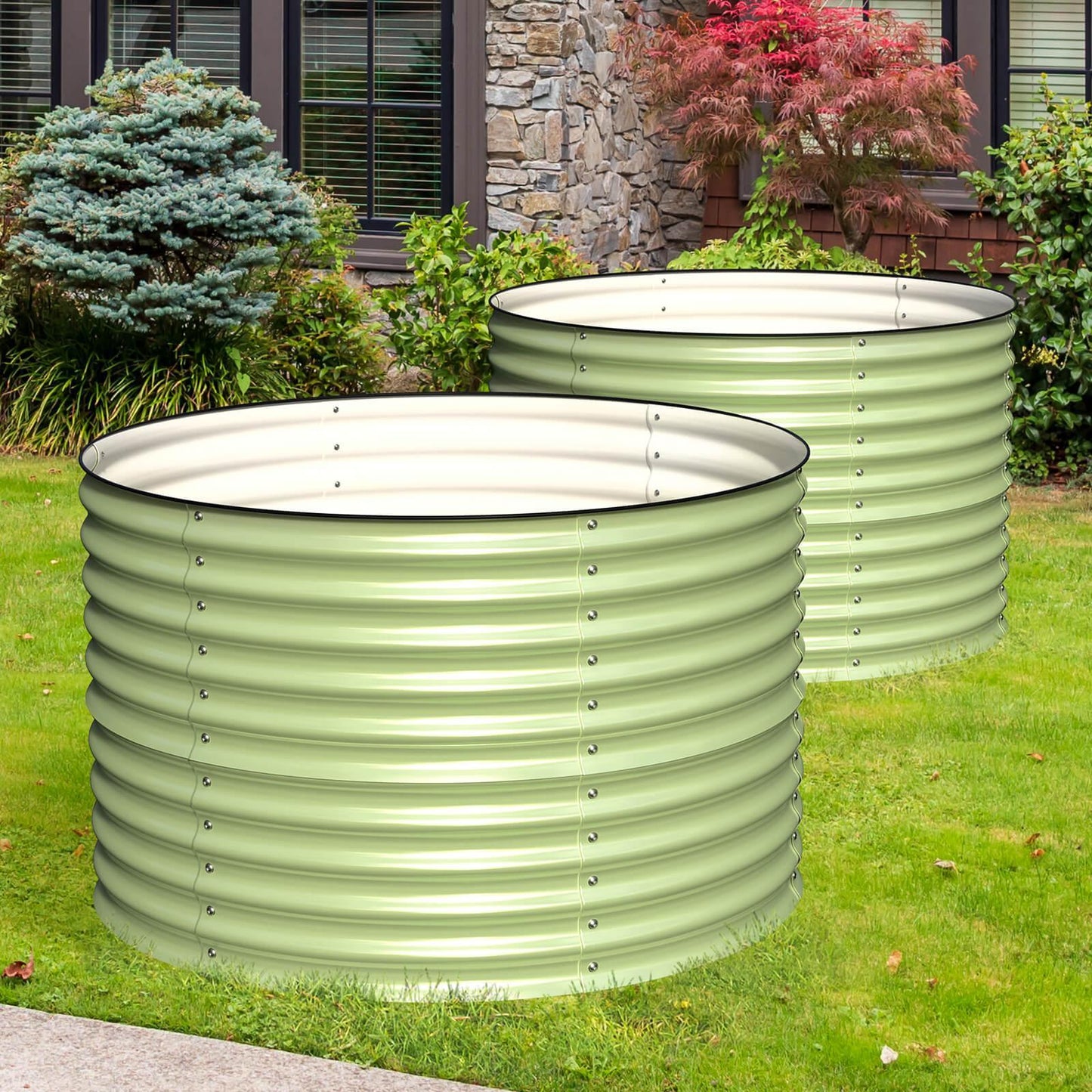 Raised Bed - Metal (32" Tall x 42", Round Bed)