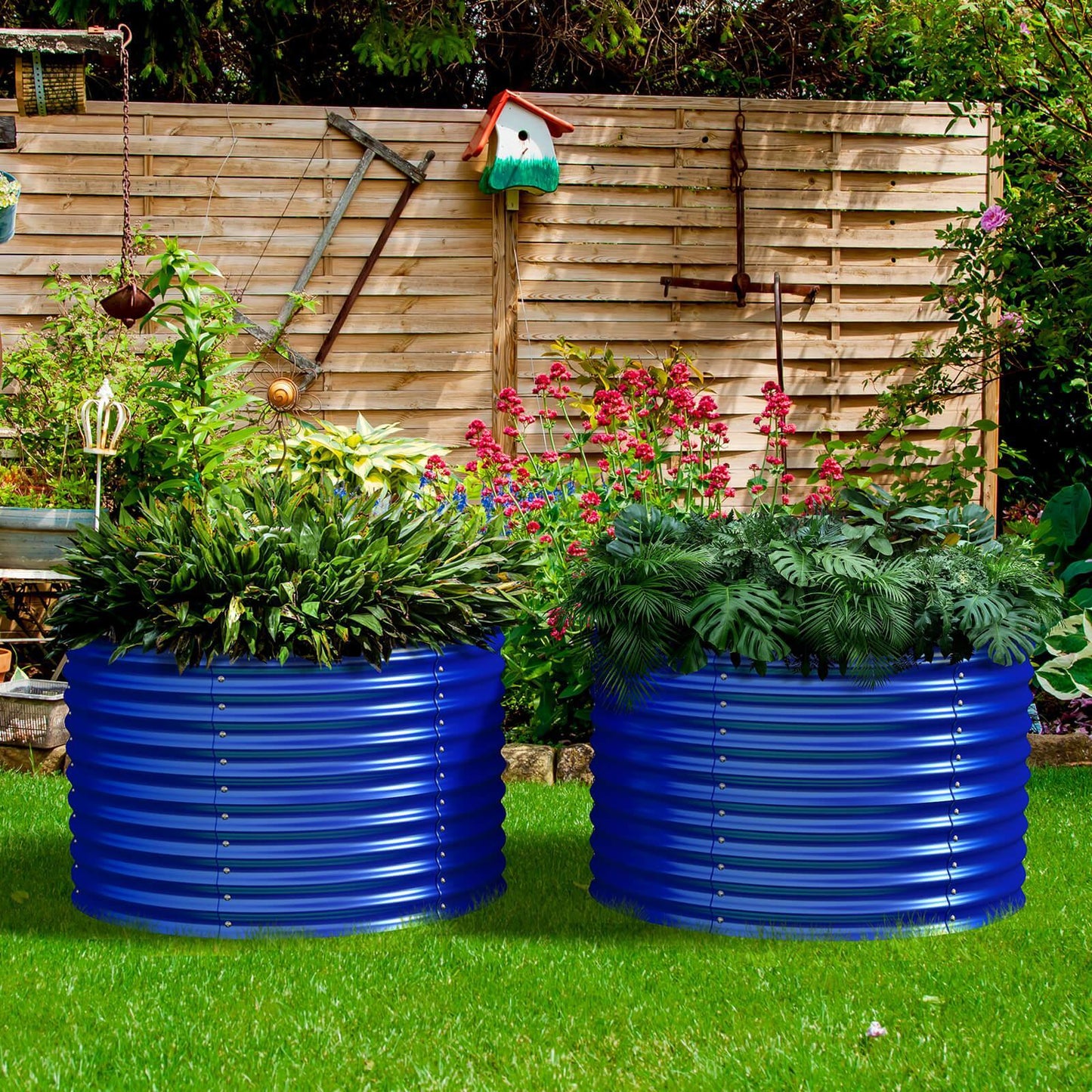 Raised Bed - Metal (32" Tall x 42", Round Bed)
