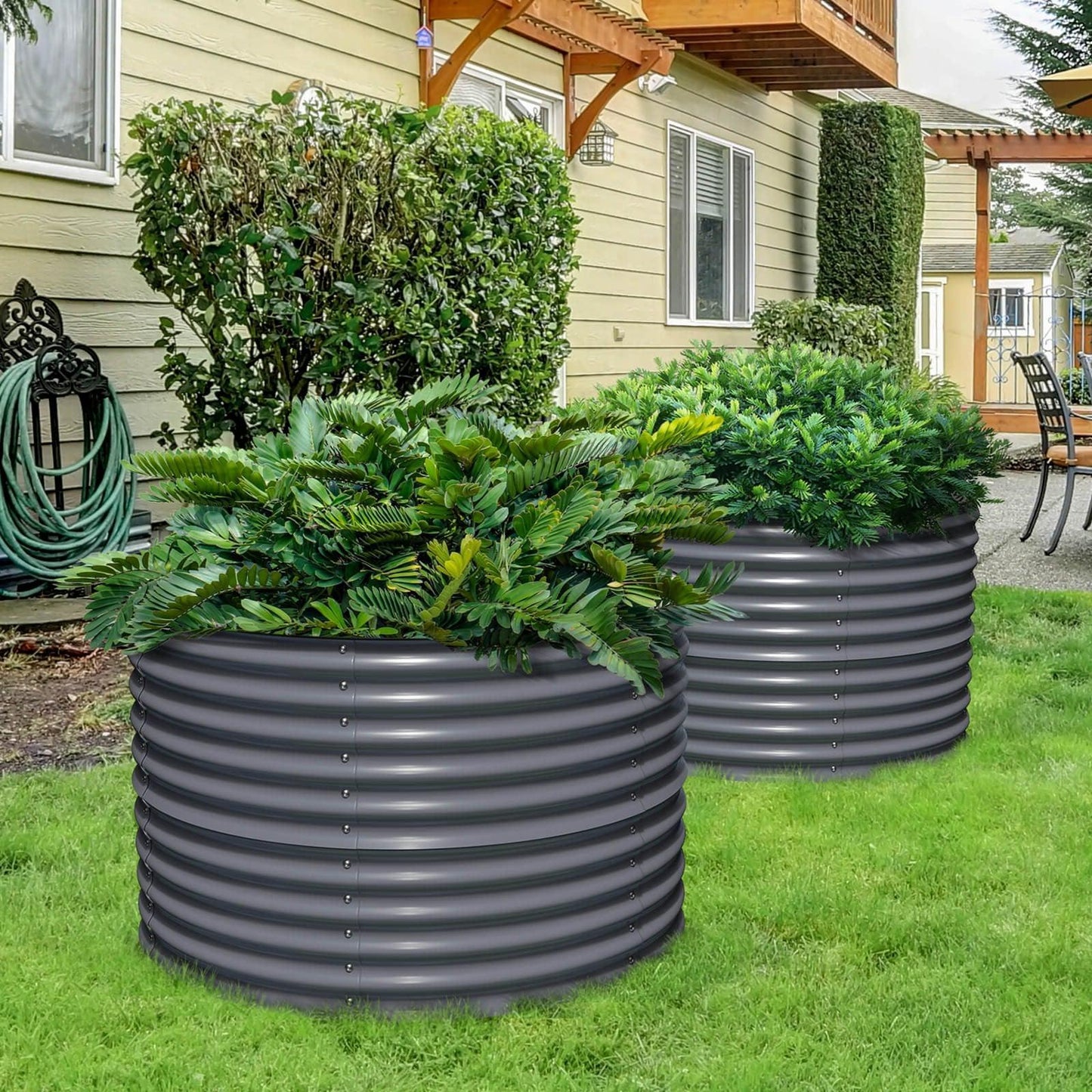 Raised Bed - Metal (32" Tall x 42", Round Bed)