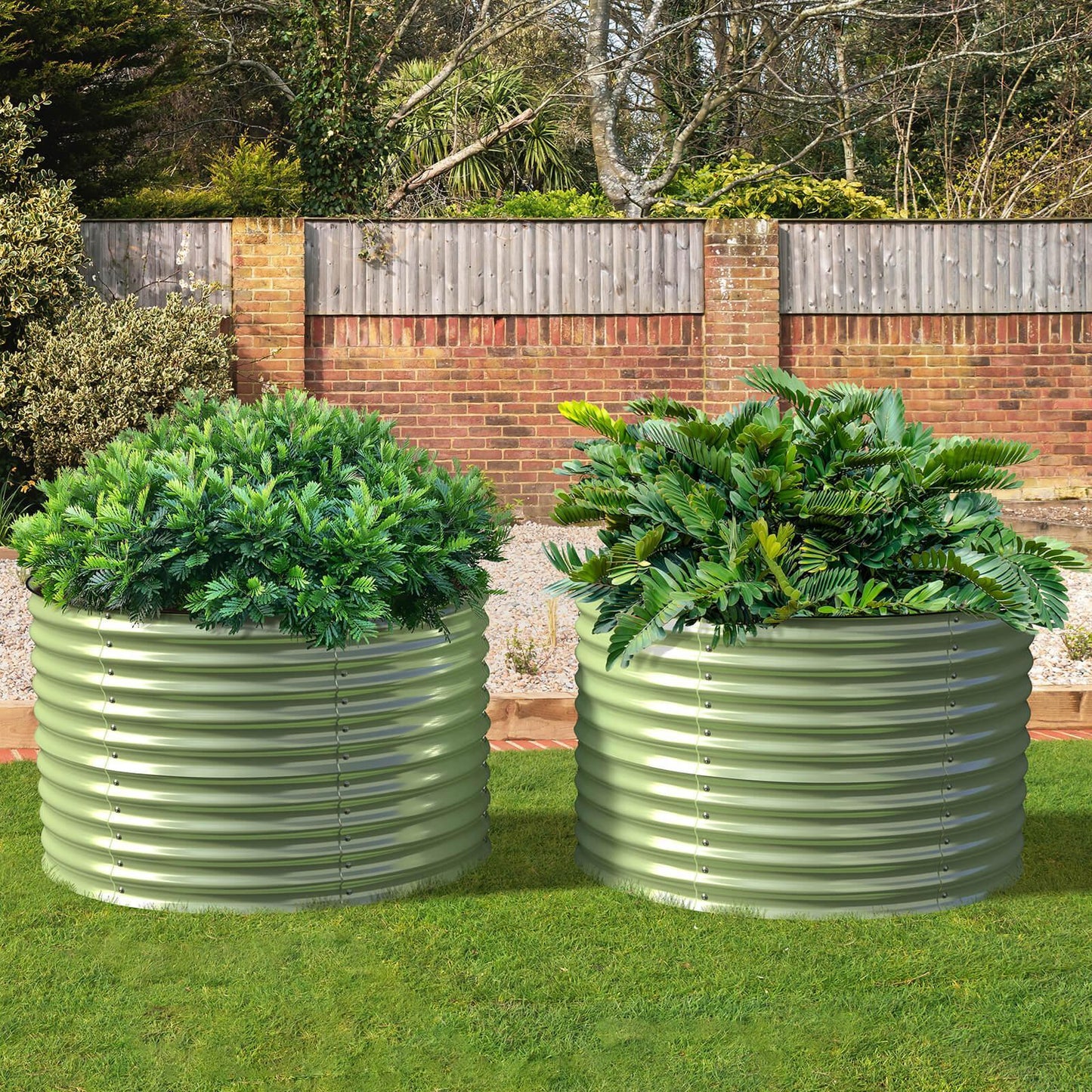 Raised Bed - Metal (32" Tall x 42", Round Bed)